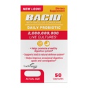 Bacid Daily Probiotic med Bacillus Coagulans, 50 Count, Digestion Supplement för att förbättra Occasional Constipation