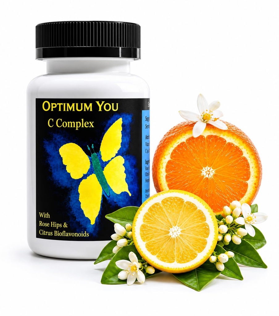 C-vitamiinia immuunituelle . C-vitamiinia bioflavonoidien kanssa, 1000 mg, 120 tablettia.