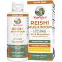 MaryRuth Organics Reishi Vegan Mushroom Supplement | Ultra Absorption Liposomal | Immune Support med 200mg Beta-Glucans, Vegan | Full Spectrum Reishi Mushrooms Fruiting Body | 7,6 oz,