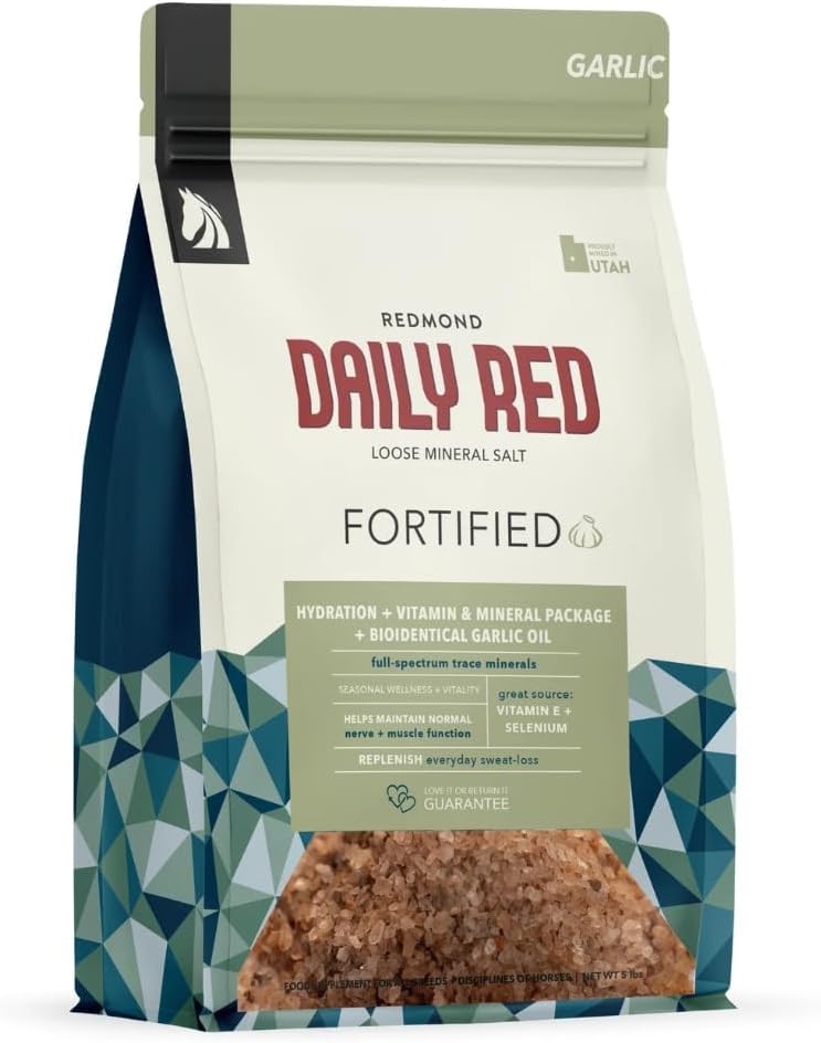 Daglig Red Fortified w / Garlic - Häst Vitamin & Mineral Supplement 5 lb Pouch