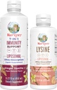 MaryRuth Organics Lysine Liposomal (Snickerdoodle) & Immuniteetti (GMC) / Puhdasta etiketti Project Varmennettu® ...