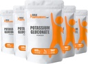 BulkSupplements.com Potassium Gluconate Powder - Potassium Supplement, Mineral Supplement - Gluten Free, 600mg per Servering, 5kg (11 lbs) (Pack of 5)