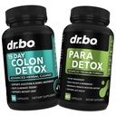 Colon Cleanser Detox & Suolen täydentää - 15 päivän Colon Cleanse pillereitä Probiootti, Wormwood, Black Walnut, Psyllium, Aloe Movement Lisäravinteet Vatsan turvotus Gut tuki
