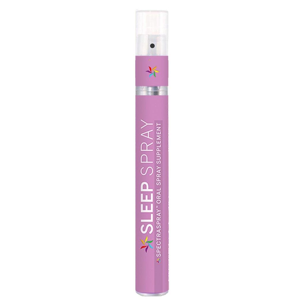Sleep Support Spray (30 päivän sumutus) - melatoniini, 5-HTP, L-teaniini, & yrttiuutteet, Spearmint Flavor, TSA Safe & Fast Absorbing by SpectraSpray