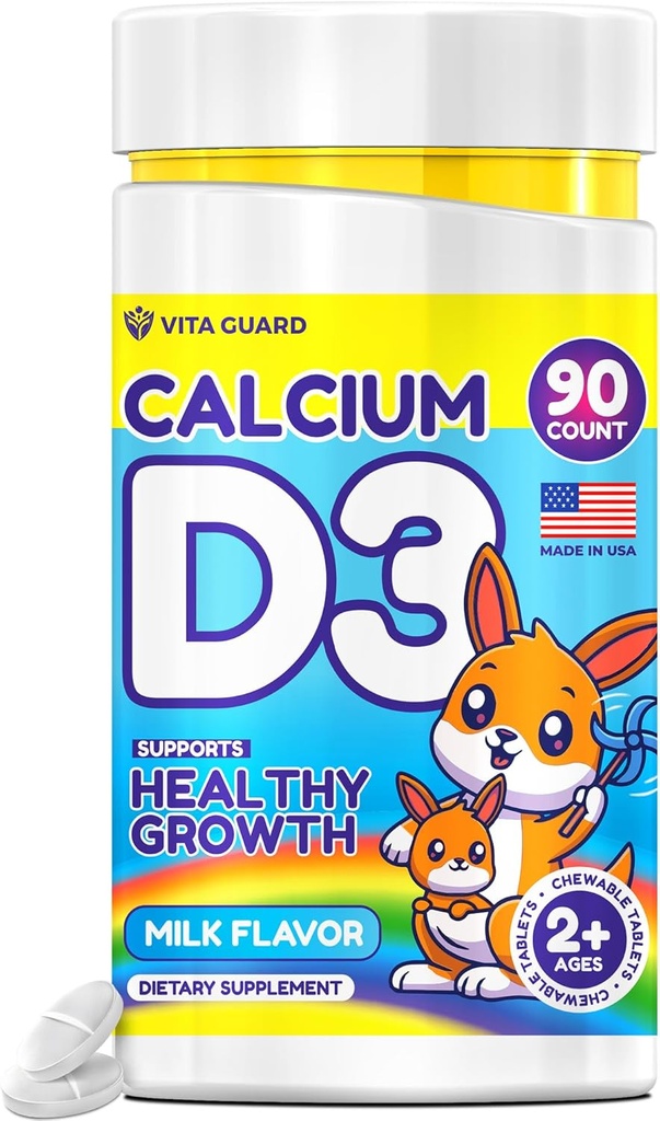 Kalsium D3 Purutabletti lapsille ... 640 mg Kalsium & 320 IU D3- vitamiinia...