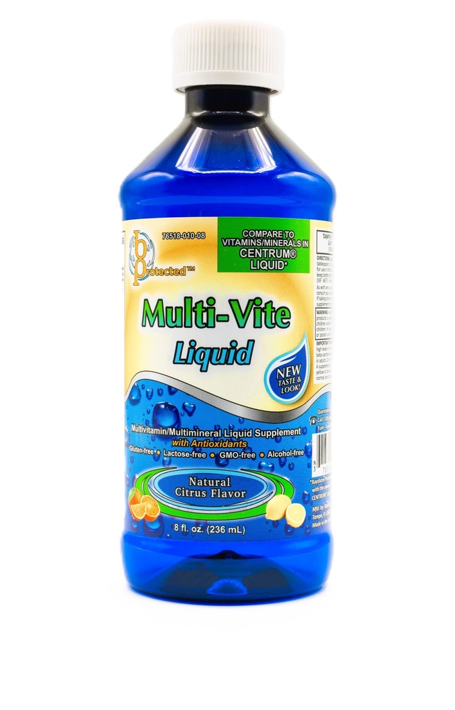 Monipullollinen alkoholiton 8 fl Ounce (236 ml) nestemäinen