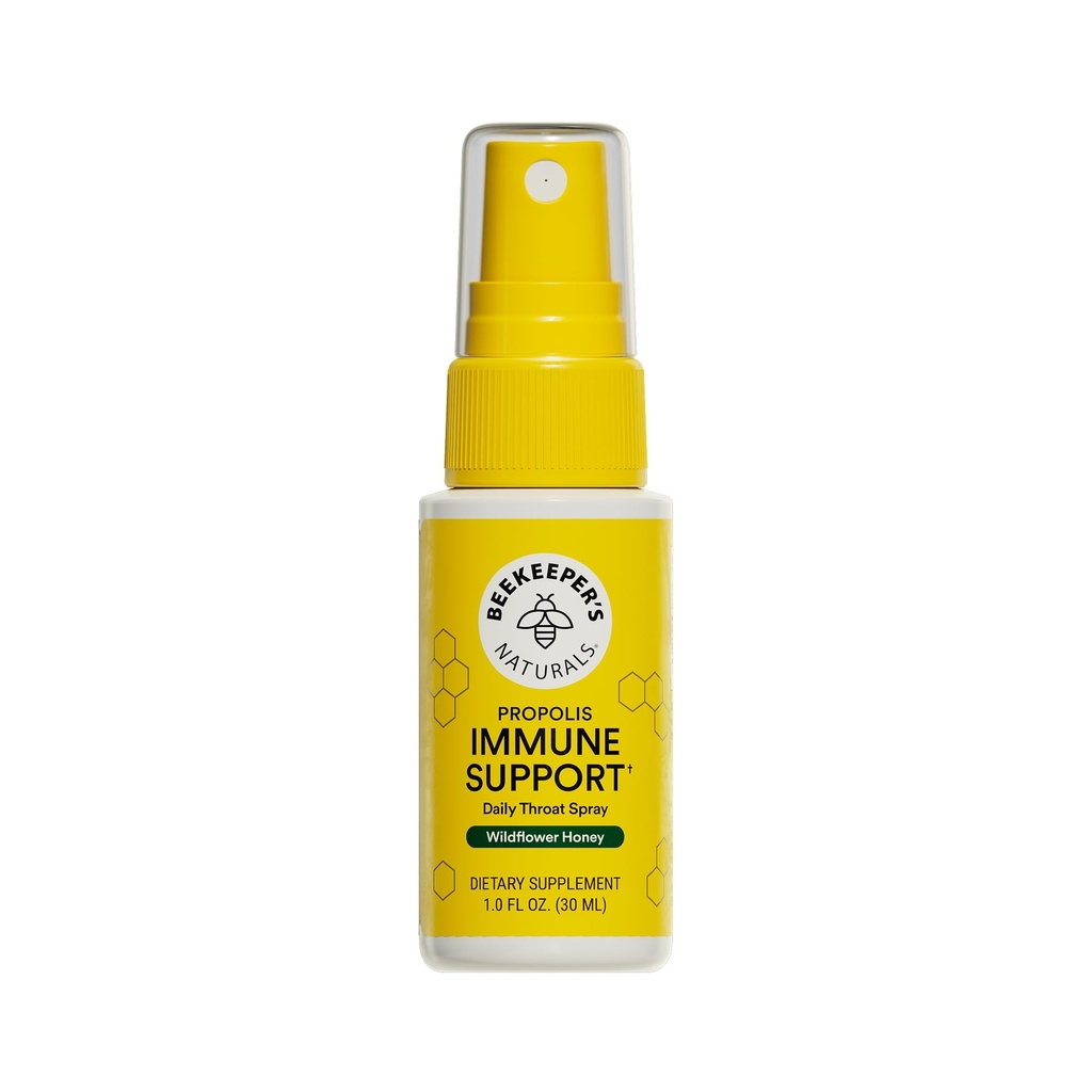 Propolis Chroat Spray by Beekeeper's Naturals - 95% Bee Propolis Extract, Natural Immuunituki & Sormet kurkut Relief - Antioksidantteja, Keto, Paleo, Gluteeniton (1.0 oz)