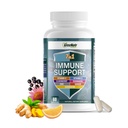 GreeNatr Immuunituki täydentää C-vitamiini, D3, Sinkki 50 mg, Quercetin, Echinacea Purpurea, Sambucus Elderberry ja inkivääri täydellinen immuuni puolustus - 60 kapselia (1 pullo)