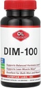 Olympian Labs DIM Supplement 100mg - Päivittäiset kapselit - Diindolyylimetaani miesten ja naisten, 100 Mg, 60 Count