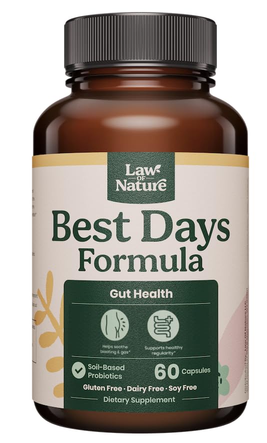 Best Days Formula ... Advanced 5-in-1 Gut Support for Bloating, Gas & Irreguality ...