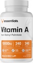 Bucked Up Vitamin A 10000IU Per Servering, Essentials (240 portioner, 240 Softgels)