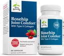 Terry Luonnollisesti Rosehip Joint Comfort - Terve yhteinen liikkuvuus ja joustavuus Tuki täydentää - täydentää tyypin II Collagen - Joint Structure & Cartilage Supplement - 60 kapselia