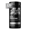 MuscleTech Platinum Creatine Monohydrate Capsules - Creapure Creatine Pre & Post Workout Muscle Builder, Muscle Recovery & Energy Boosting Supplement för Män & Kvinnor - 100 Veggie Pills