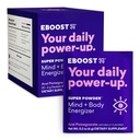 EBOOST Super Energy Powder Drink Mix, ei-GMO Elektrolyytti täydentää Ladattu vitamiineja (Acai Pomegranaatti), 0,2 Ounce (Pakkaus 20)