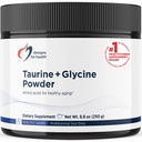 Designs for Health Taurine + Glysiini Powder - Aminohapot terveenä ikääntyminen - Tukee Cellular, Metabolic & Heart Health - ei-GMO makuamaton Aminohappojauhe (250 g)