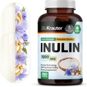 BIO KRAUTER Inulin Powder Capsules - Inulin Prebioottikuitu 1200 mg Vahvuus - 250 Count - Pure Liukoinen kuitu täydentää - Chicory juurikuitu kapselit digestiivinen tuki - Vegan