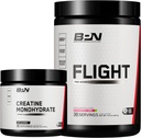 BARE SUORITUSKYKY NUTRITION BPN Creatiini Monohydraatti & Flight Pre Treout (Strawberry Kipsi) BPN Bundle