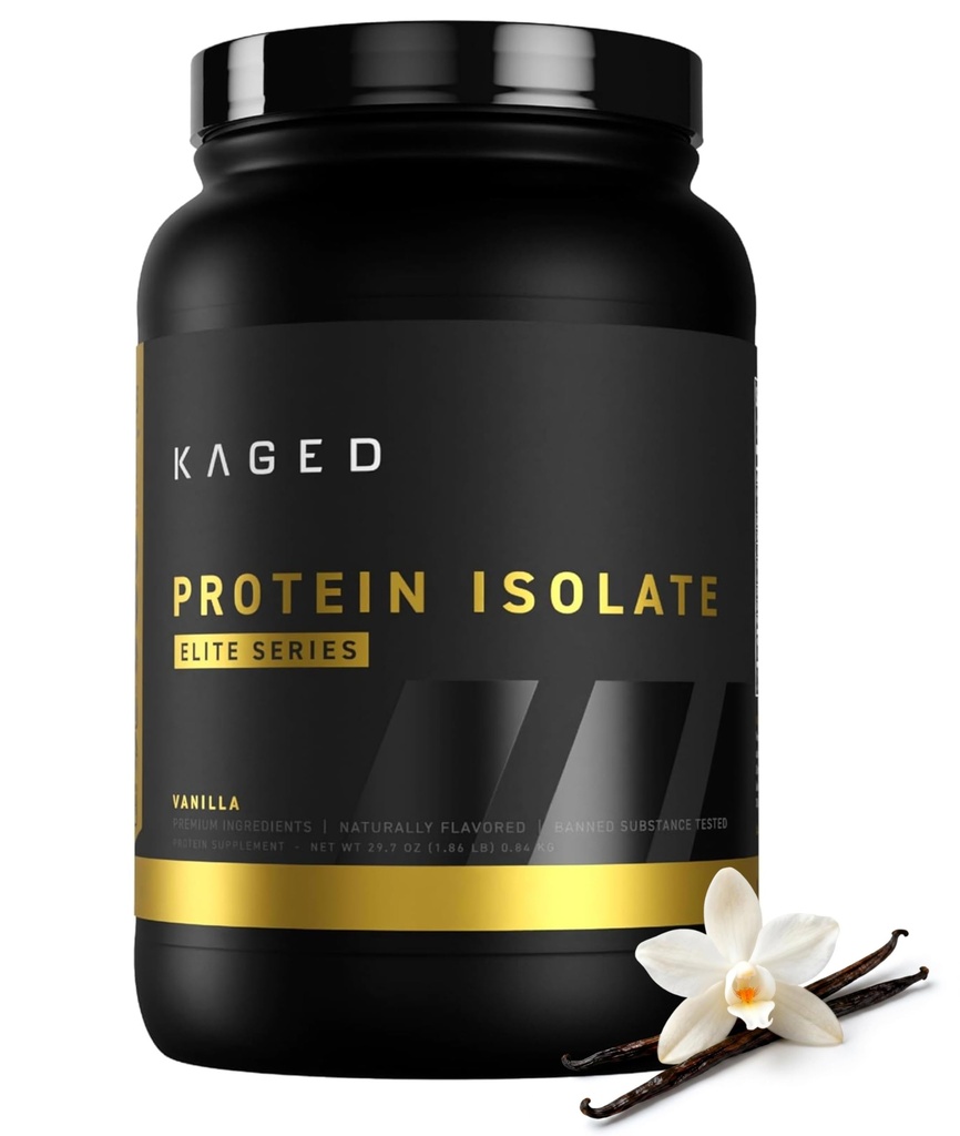 Kaged Whey Protein Isolate Elite Powder ...