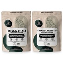 Jungle Powders Tongkat Ali Powder för Män 200:1 Extrakt, Fadogia Agrestis Extract Powder för Män 50:1 Koncentration 5oz Supplement