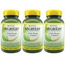 MigreLief Original Formel Triple Therapy med Puracol, 60 Count (Pack of 3)