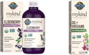 Garden of Life Organics Plant-Based Elderberry Immune Syrup 6.59 fl oz & Organics Oil of Oregano Seasonal Drops 1fl oz (30 ml) Liquid