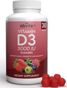 Kasvipohjainen Ekstra vahvuus D3 5000IU täydentää Gummies. Gluteenittomat ja ei keinotekoisia makuja. Tukee luiden terveyttä ja immuniteettia. Made in USA.30 Count (30 Day Supply)
