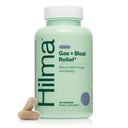 Hilma Natural Gas and Bloating Relief with Lemon Balm, Fennel & Piparmint Leaf, Doctor Formulated with Organic Ingredients, 100 Vegan Capsules