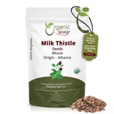 Organic Way Whole Milk Thistle Seeds (Silybum marianum) - Euroopan Wild-Harvest, Organic & Kosher Certified, Vegan, Non GMO & Gluten Free, USDA Certified, Origin - Albania (16 Oz)