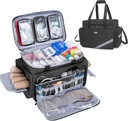 Trunab Ensiapulaukku Tyhjä, Professional Medical Bag Emergency Responseer Trauma Bag Inner Dividers ja Anti-Slip Bottom, Ihanteellinen EMT, EMS, Ensihoitajat
