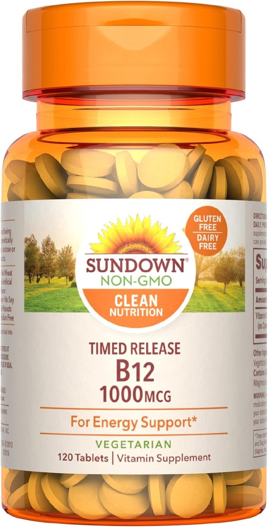 Auringonlasku B12, 120 tablettia