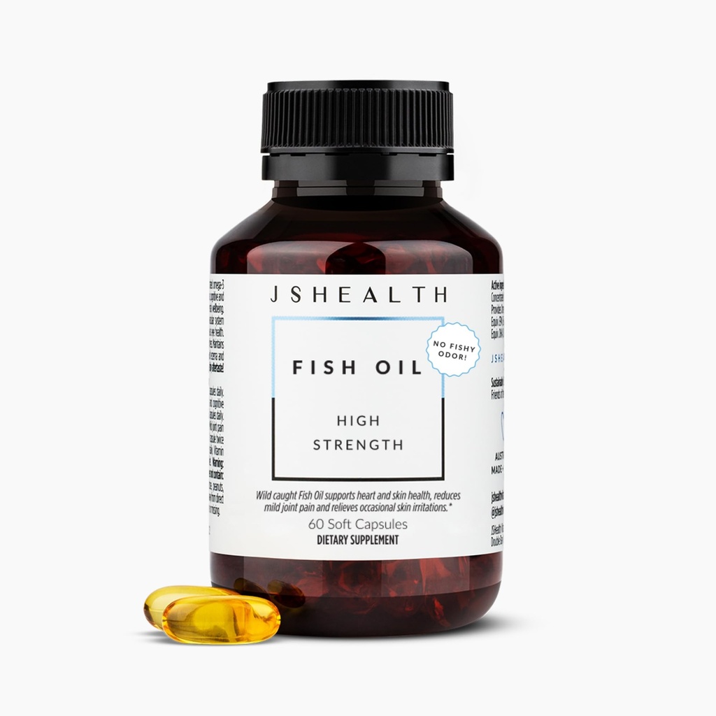 JSHealth High Strength Omega-3 Fish Oil 