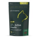 VetriScience Senior 27+ Active Health Chews, Nu Cat Daily Multivitamiini Senior Kissat, Balanced Vitamiinit, Minerals ja antioksidantit, Terve ikääntyminen ja hyvinvointi tuki, kala, 30 kreivi