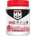 Muskelmjölk äkta proteinpulver, jordgubbar "N Crème, 1,93 pund, 13 portioner, 32g protein, 3g socker, kalcium, vitaminer A, C & D, NSF Certified for Sport, Energizing Snack, Packaging May Vary