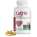Bronson CoQ10 200 MG Korkeatehoinen solutuotanto, 120 kasvissyöjäkapselia