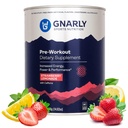 Gnarly Nutrition Natural Pre-Workout Powder, Mansikka sitruunamehua NSF Sport Certified, Endurance & Recovery ...