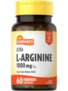 Sundance L-Arginine 1000mg kapslar | 60 greve | Gratis formulär Amino syra tillägg | Icke-GMO och Gluten fri tillägg