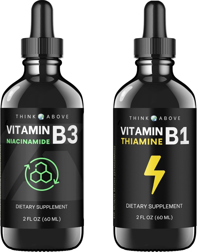 Nestemäinen B3-vitamiini + nestemäinen B1-voz 60 ml/pullo
