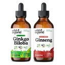 Luonnonmukainen ja luomu Ginkgo Biloba Tincture 4 fl oz & Ginseng Tincture 4 fl oz