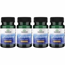 Swanson Lycopene - Natural Supplement Promoting Prostate Health, Heart Health, & Tukee Verenpaine normaalin alueella - Miesten terveys täydentää - (60 Softgels) 4 Pack