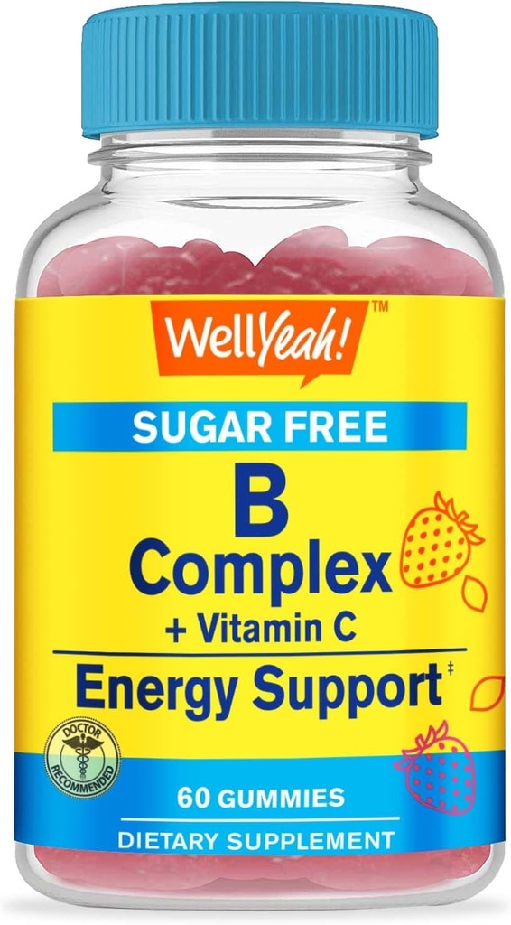 WellYeah B-vitamiini Complex Sugar Free Gummies 