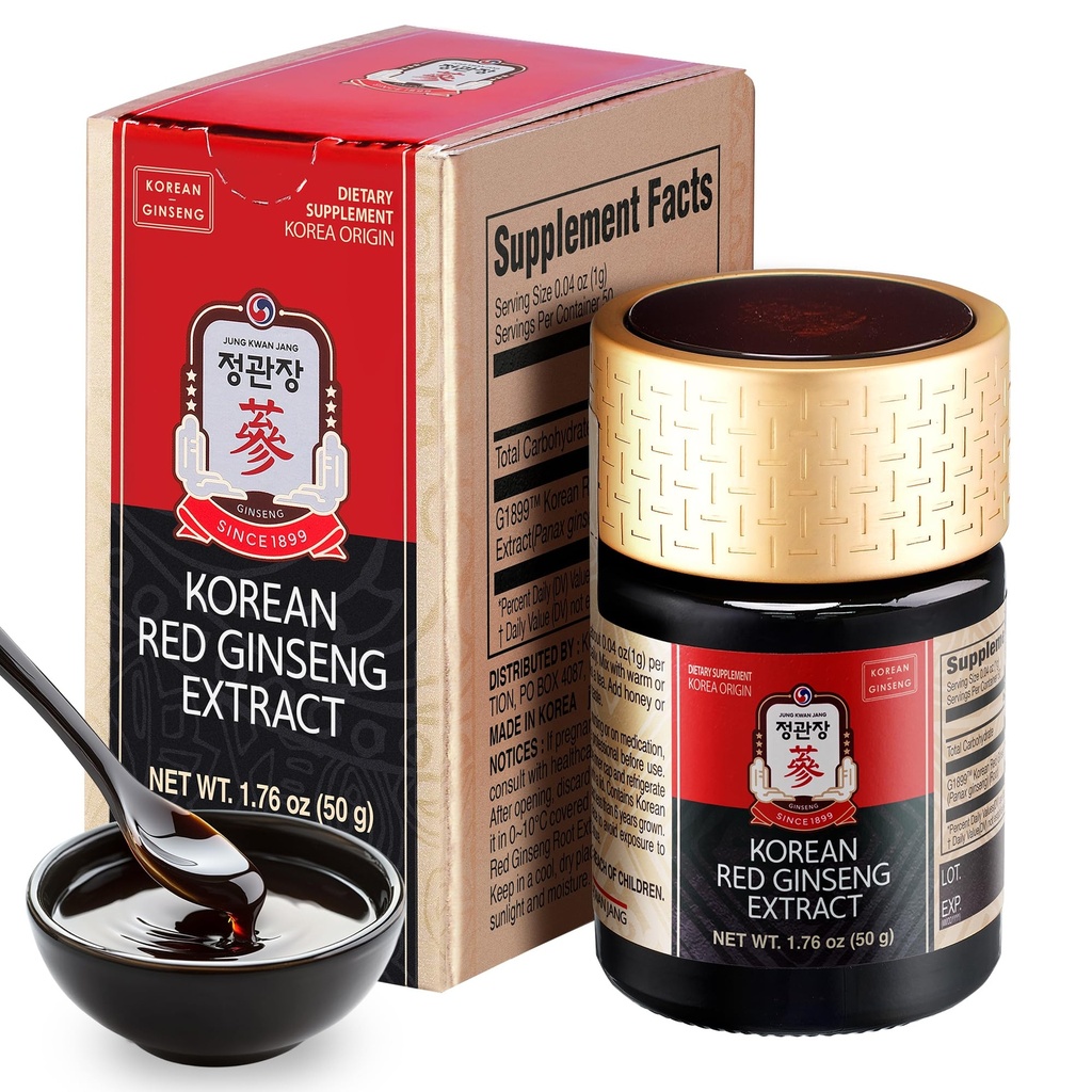 CheongKwanJang [Korean Red Panax Ginseng Tiivisteuute 50g] - 100% 6-vuotias korealainen Ginseng juuria, Boosts Immuunijärjestelmä, energia, kestävyys, parantava/periytyvä, Focus/Focus