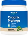 Nutricost Organic Moringa Powder 1LB (16oz) - Gluteeniton, Ei-GMO, Kasvissyöjä Friendly