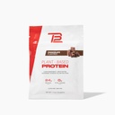 TB12 Plant Based Protein Powder by Tom Brady, 24g of Vegan Pea Protein, Low Sugar, Low Carb, Non-GMO, Aterian korvaaminen, Keto Friendly, Paleo, Sugar Free, Chocolate Flavor (1.12 Ounce / 12 Pack)