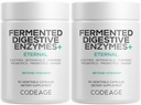 Koodaus Fermentoitua Dgestive Enzymes täydentää 3- Month Supply - 14 Dgestive Enzymes, Probiootit, Prebiootit, Fermentoitu kasvitieteet, Plant-Based Multi Haima Enzymes - 1 Kapseli a Day - 2- Pack