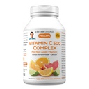 ANDREW LESSMAN C 500 Complex 360 kapselia - ei-acidic C-vitamiini Plus Citrus Bioflavonoidit immuunijärjestelmään ja antioksidantti tuki, ei vatsavaivat, pieni helppo niellä kapselit