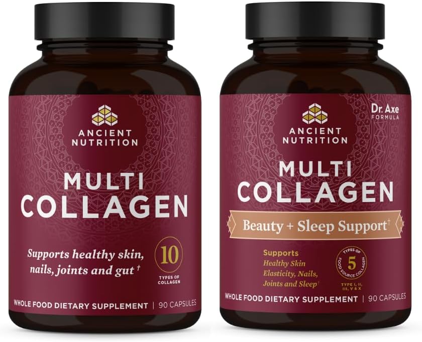 Antiikin ravitsemus Multi Collagen Kapselit, 90 kreivi + Multi Collagen Kapselit, Kauneus ja uni, 90