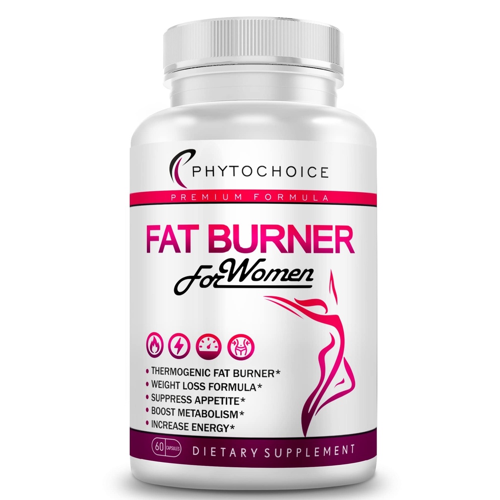 Fat Burner för kvinnor med Raspberry Ketones, Green Tea & African Mango - Bästa kost piller som fungerar snabbt för kvinnor, All-naturlig viktminskning tillägg stöder metabolism & Belly Fat Burn, 60 kapslar
