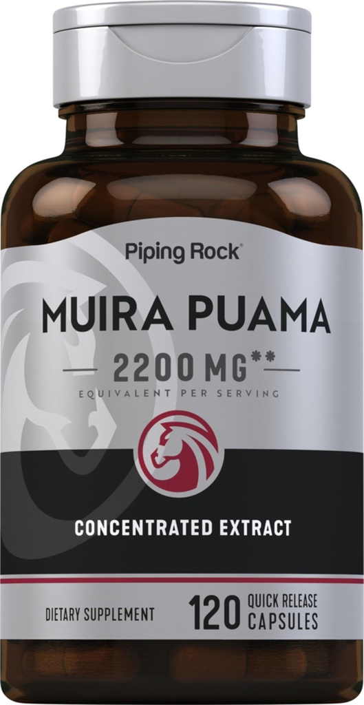 Piping Rock Muira Puama juuriuute 2200 mg 
