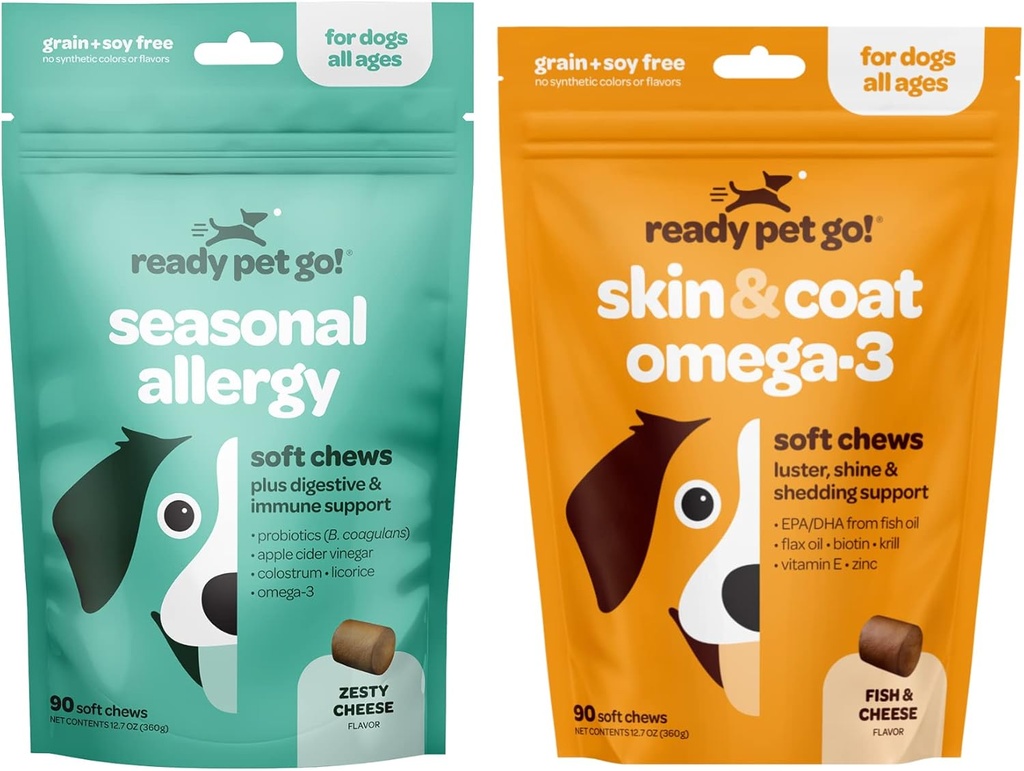Omega 3 & Allergia Purut koirille Probiootit & Allergia Immuuni Lisäravinteet kutina & Allergia Relief ... Kalaöljy koiranpoikasille, ihon allergia, kutina