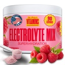 Dr. Price Trace Minerals Ei sokeria, nopeasti liukeneva Elektrolyyttejä Powder Packetit vadelma, 90 tarjoilut